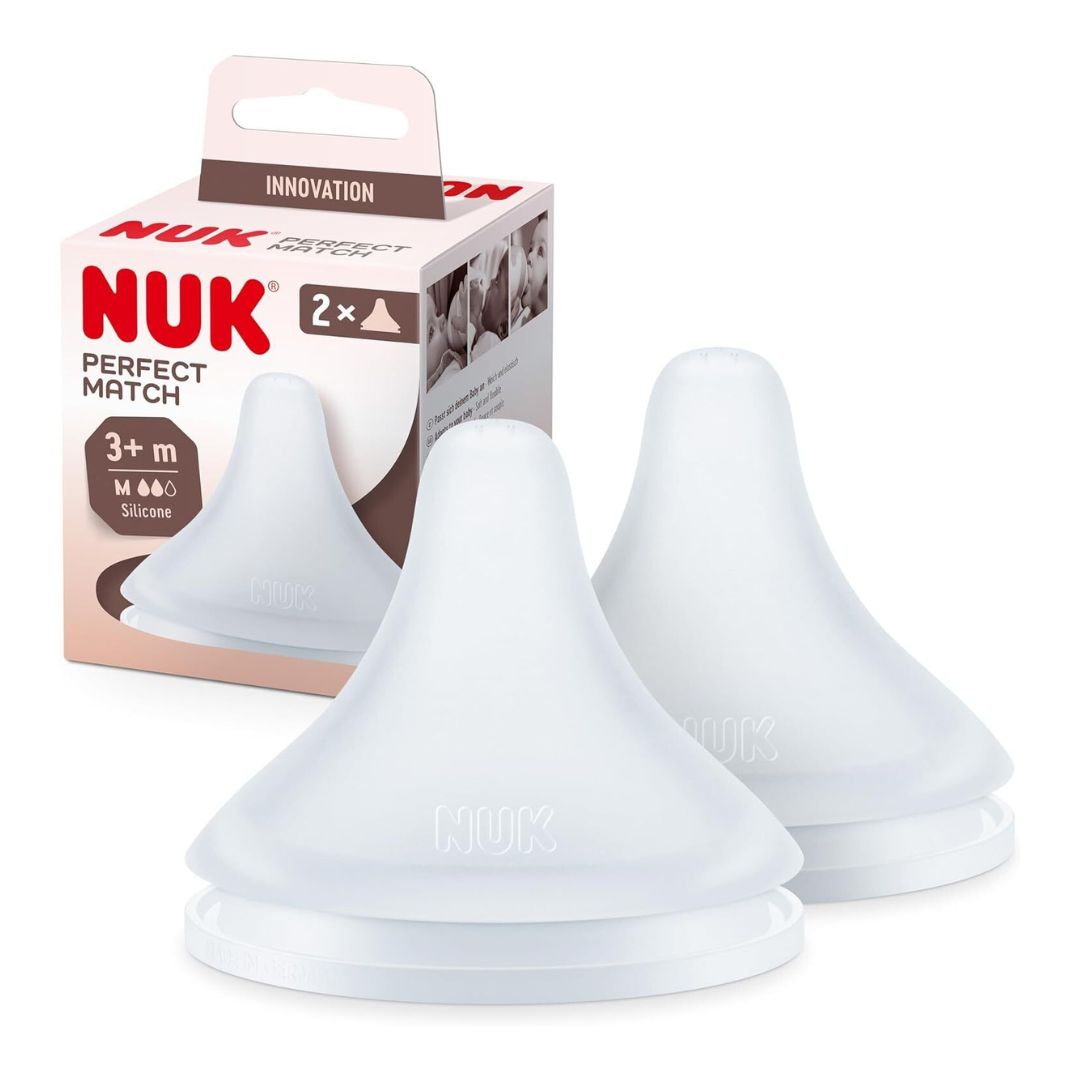 NUK Perfect Match Teat Silicone 2 Pack