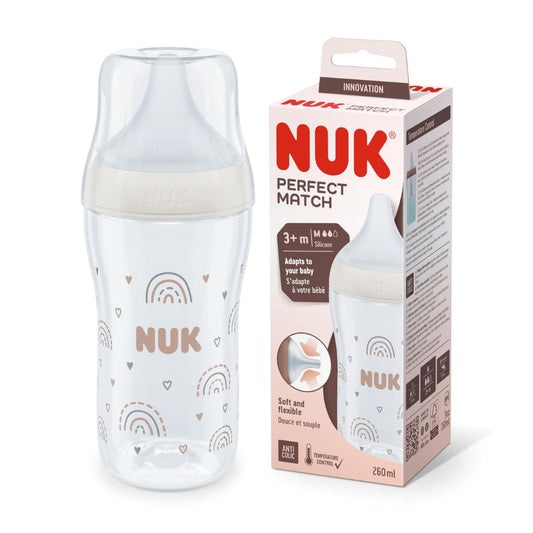NUK Perfect Match Temperature Control 260ml Bottle