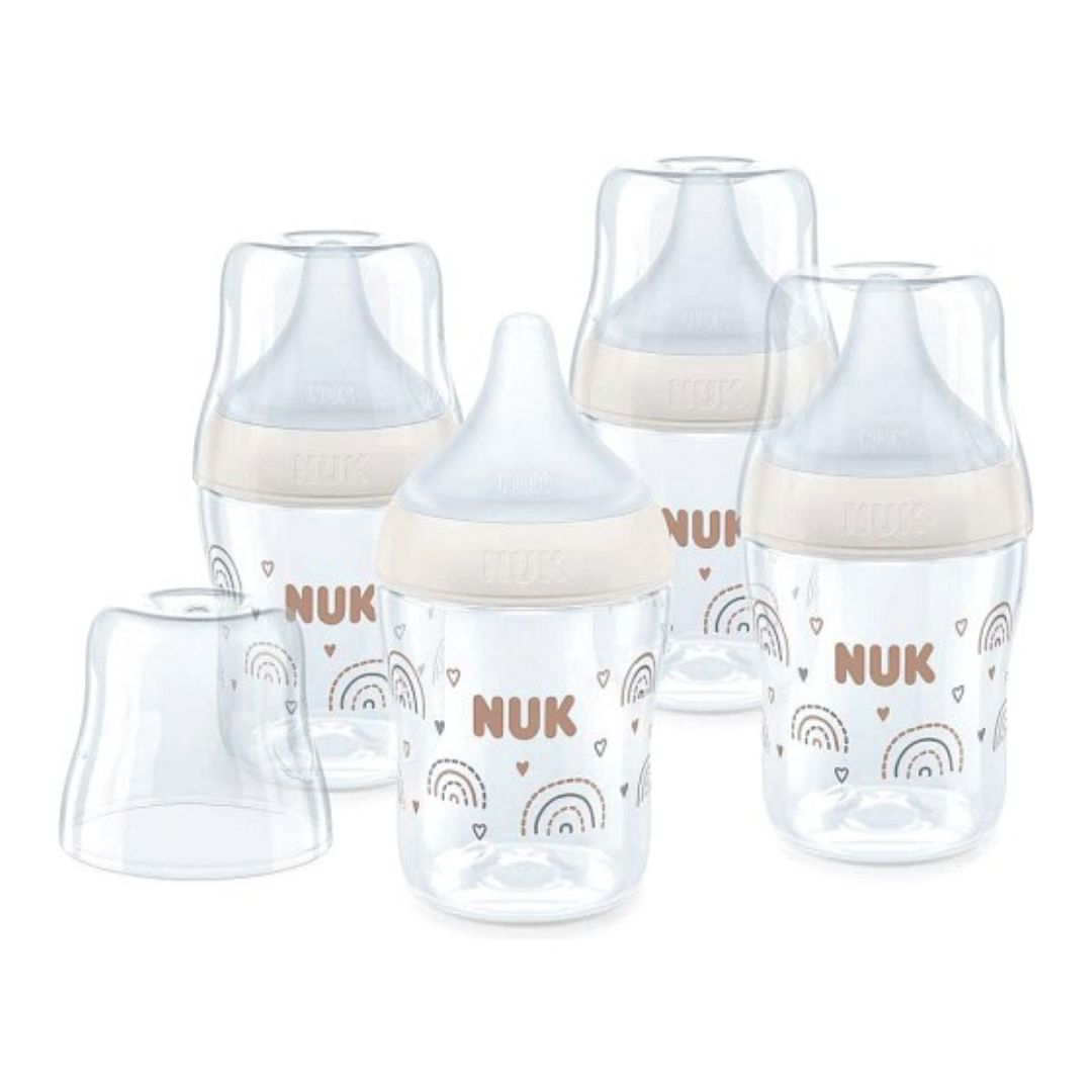 NUK Perfect Match 4 Piece Bottle Set Rainbow