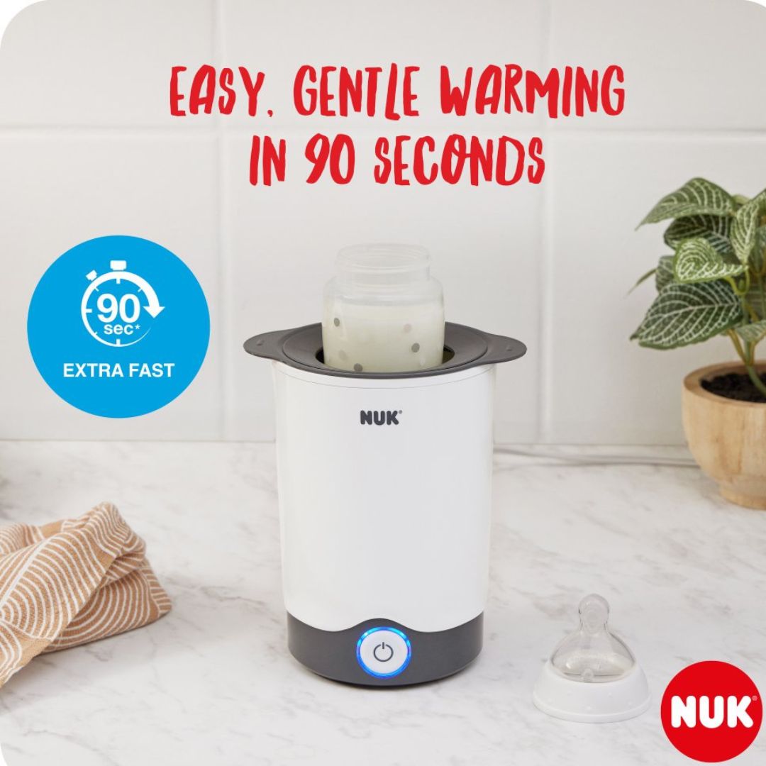 NUK Thermo Express Bottle Warmer | 0+ Months | Fast 90-Second Heating System