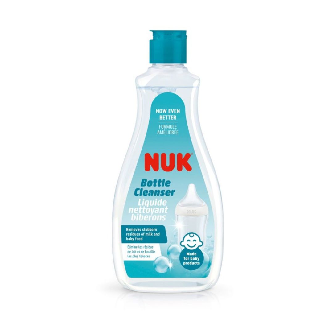 NUK Bottle Cleanser | Gentle Baby Bottle & Accessory Cleaning Solution-500 ml