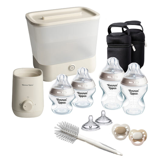 Tommee Tippee Complete Feeding Set: Bottle, Steriliser, Bottle Warmer