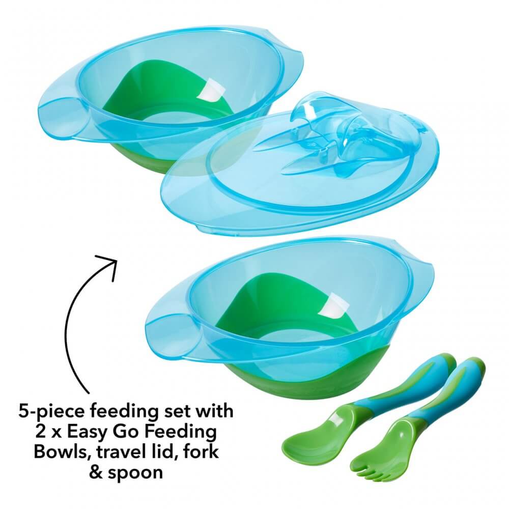 Bowls with Lids and Cutlery