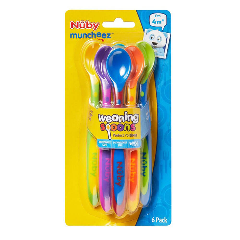 Weaning Spoons 6 Pack