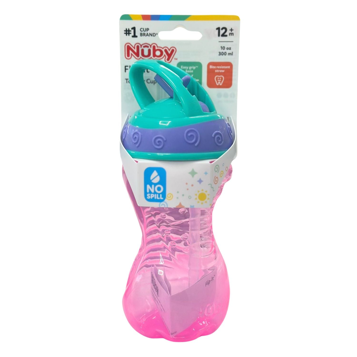 Flip It Free Flow Beaker Blue Pink