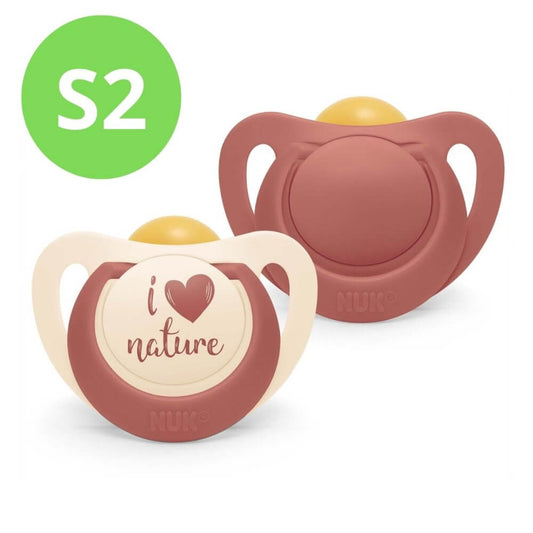 For Nature Sustainable Rubber Soothers 2 Pack Size 2