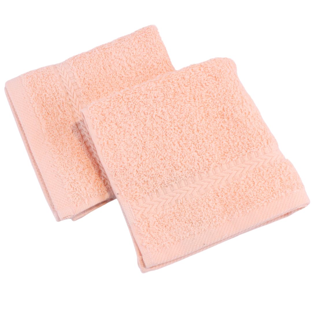 Westward Ho! 2pcs Face Towels - Super Soft 100% Combed Cotton, 390 GSM, Highly Absorbent & Gentle on Skin, 30x30, Various Colours