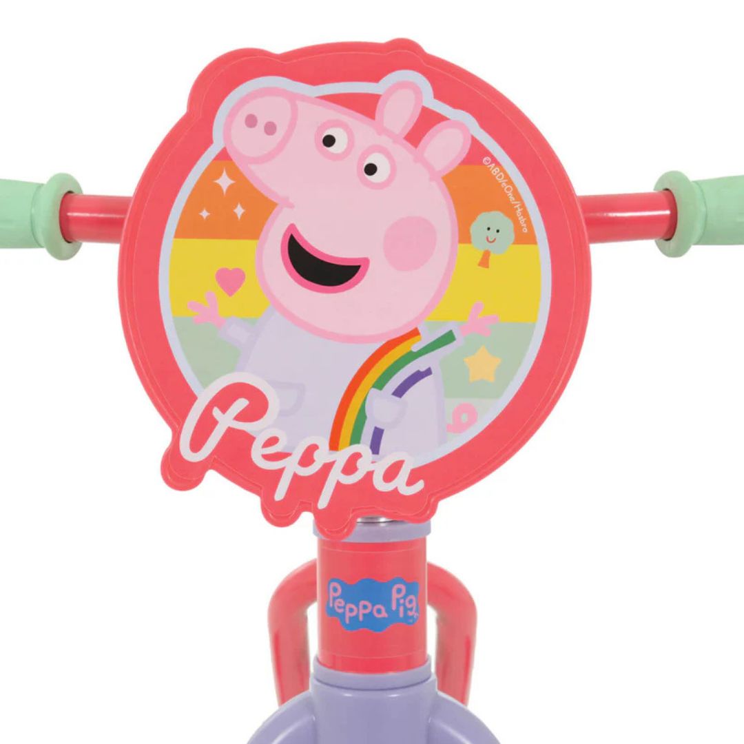 Peppa Pig 2-in-1 10" Training Bike and Helmet Bundle