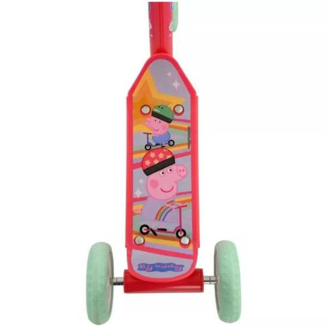 Peppa Pig Tri Scooter and Helmet Bundle