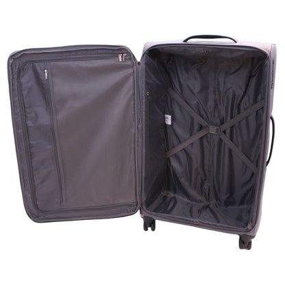 Condotti Pioneer 4 Piece Suitcase Set - 22", 24", 28", 32" Soft Shell Spinner Luggage