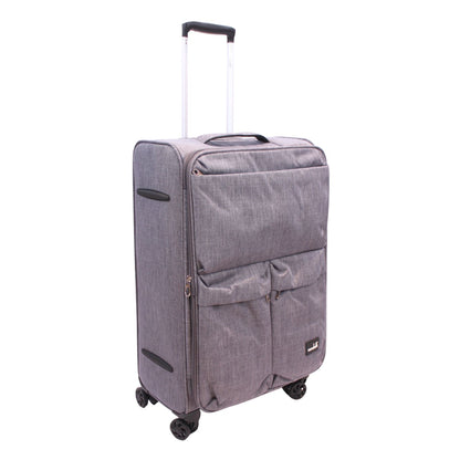 Condotti Pioneer 5 piece Suitcase and Cabin Approved Backpack Set - 22", 24", 28", 32" Durable Spinner Luggage