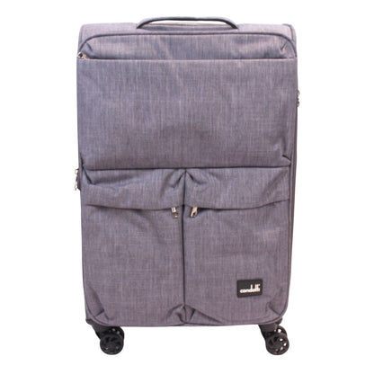 Condotti Pioneer 5 piece Suitcase and Cabin Approved Backpack Set - 22", 24", 28", 32" Durable Spinner Luggage