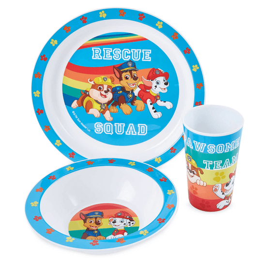 Paw Patrol Rescue 3 Piece PP Tableware Set