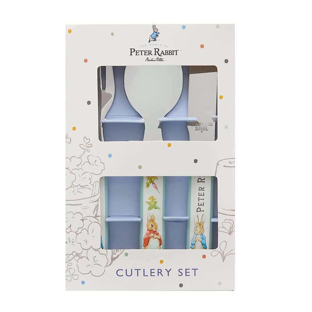 Peter Rabbit Classic 3 Piece Metal Cutlery Set