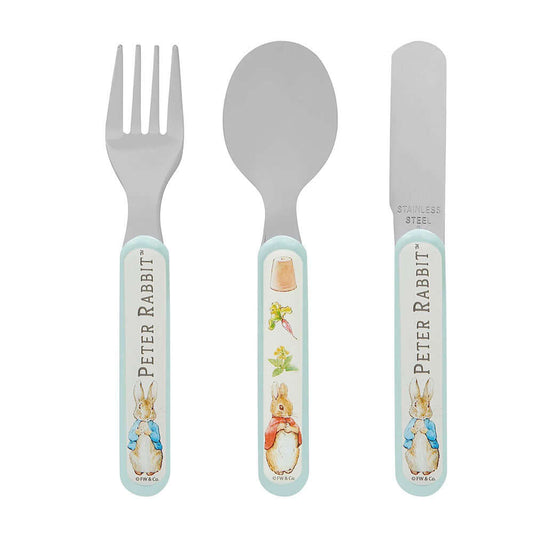 Peter Rabbit Classic 3 Piece Metal Cutlery Set
