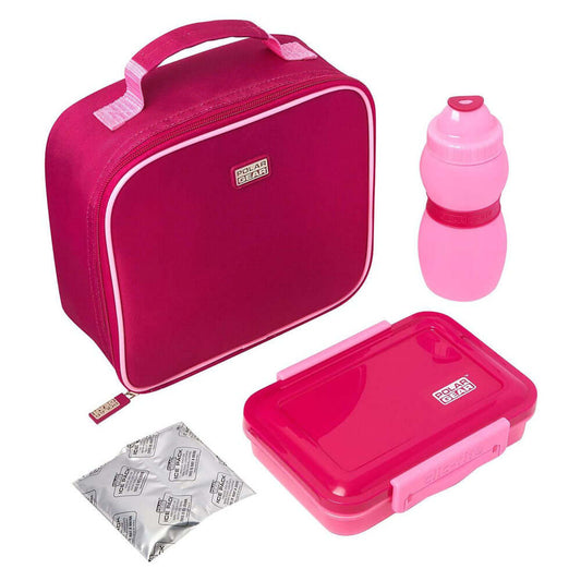 Polar Gear 4 Piece Lunch Set Berry/Pink