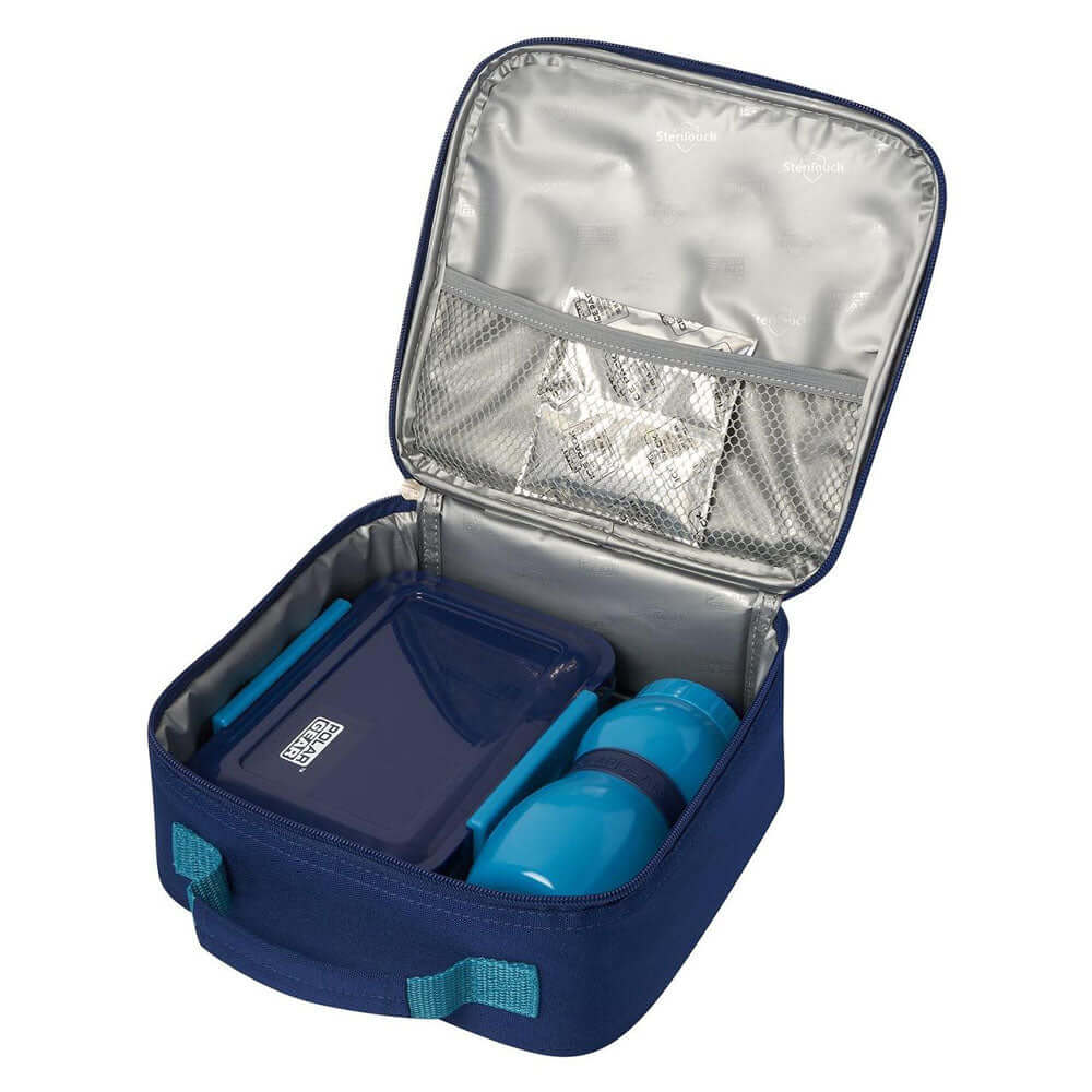 Polar Gear 4 Piece Lunch Set Navy/Scandi Blue