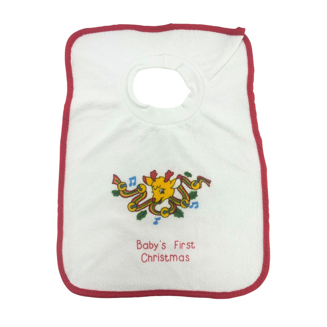 Junior Joy Baby Pullover Bibs, Pack of Soft Absorbent Cloth Feeding Bibs,2 Pack