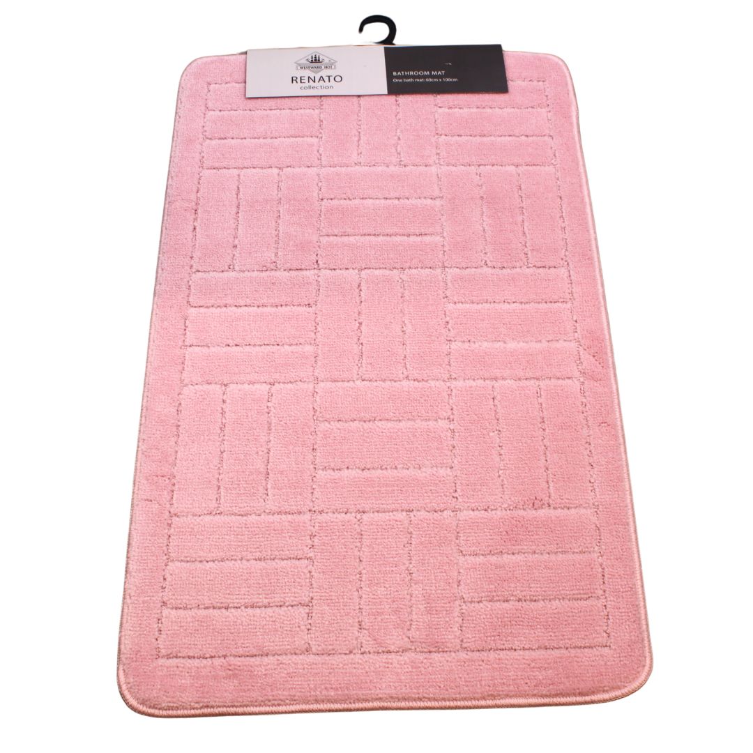 Westward Ho! Renato 1 Piece Large Bath Mat – Soft 100% Polypropylene 60 x 100 cm