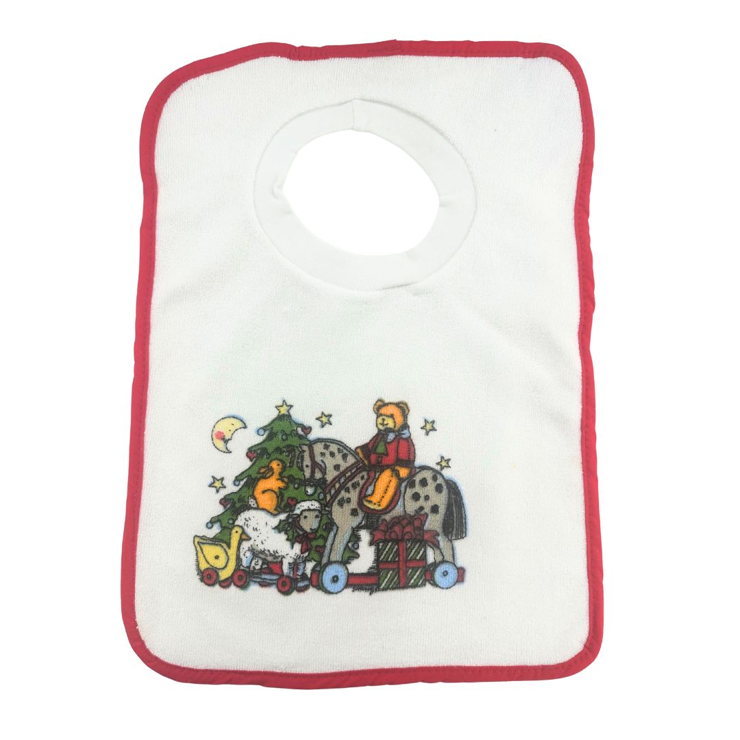 Junior Joy Baby Pullover Bibs, Pack of Soft Absorbent Cloth Feeding Bibs,2 Pack