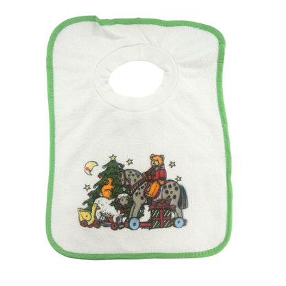 Junior Joy Baby Pullover Bibs, Pack of Soft Absorbent Cloth Feeding Bibs,2 Pack