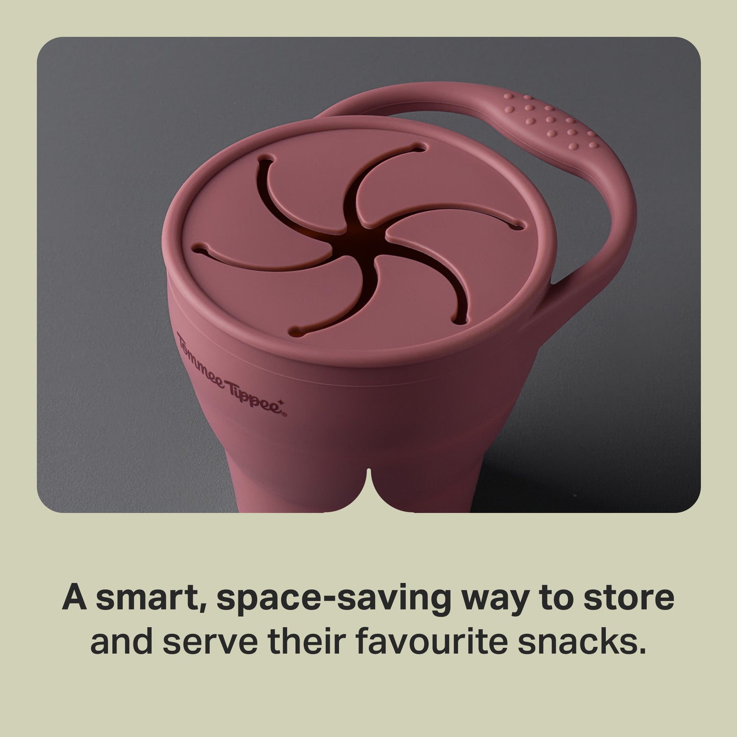 Tommee Tippee Collapsible Silicone Snack Pot