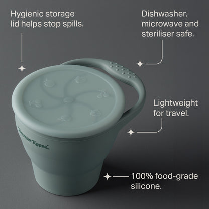 Tommee Tippee Collapsible Silicone Snack Pot