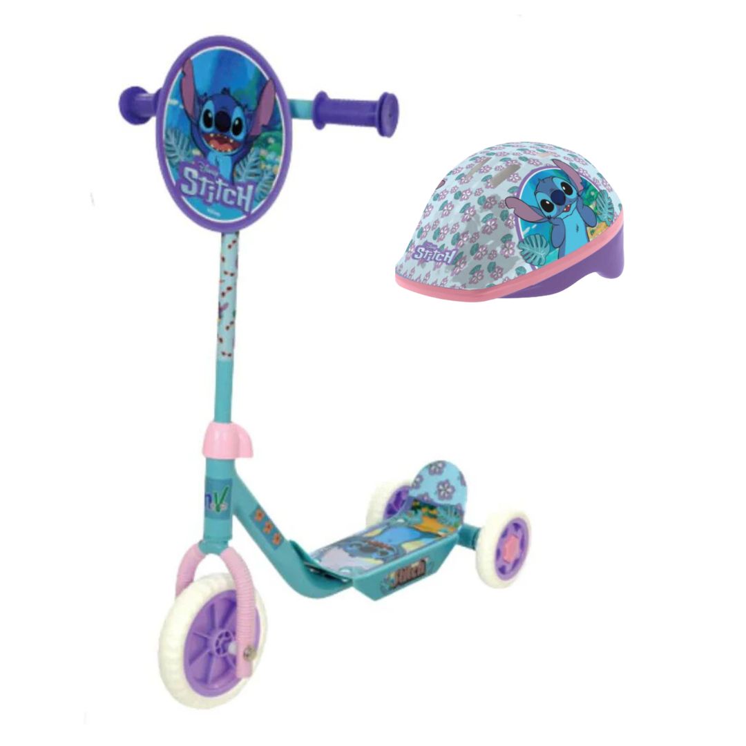 Stitch Tri Scooter and Helmet Bundle