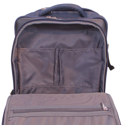Condotti Stratos 5 piece Suitcase and Cabin Approved Backpack Set - 22", 24", 28", 32" Durable Spinner Luggage
