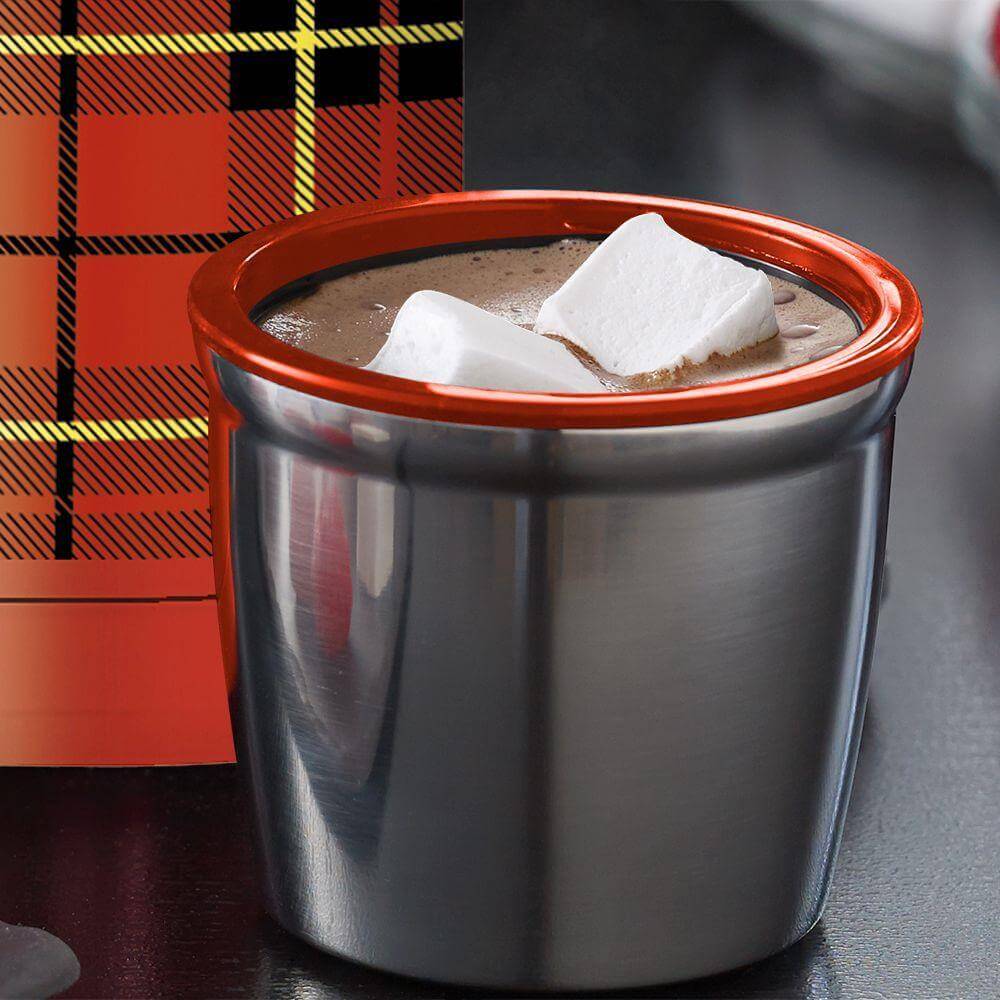 Retro Stainless Steel Flask 470ml