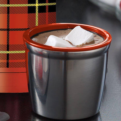 Retro Stainless Steel Flask 470ml