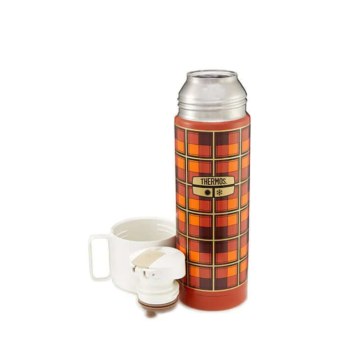 Revival Stainless Steel Flask Plaid 500ml