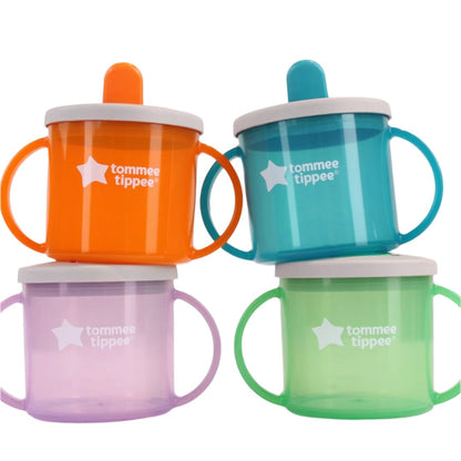 Tommee Tippee First Cup and Comfee Neck Bib Bundle