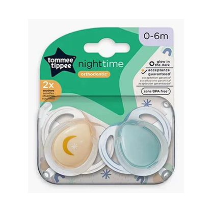 Tommee Tippee Night Time Soothers 2 Pack