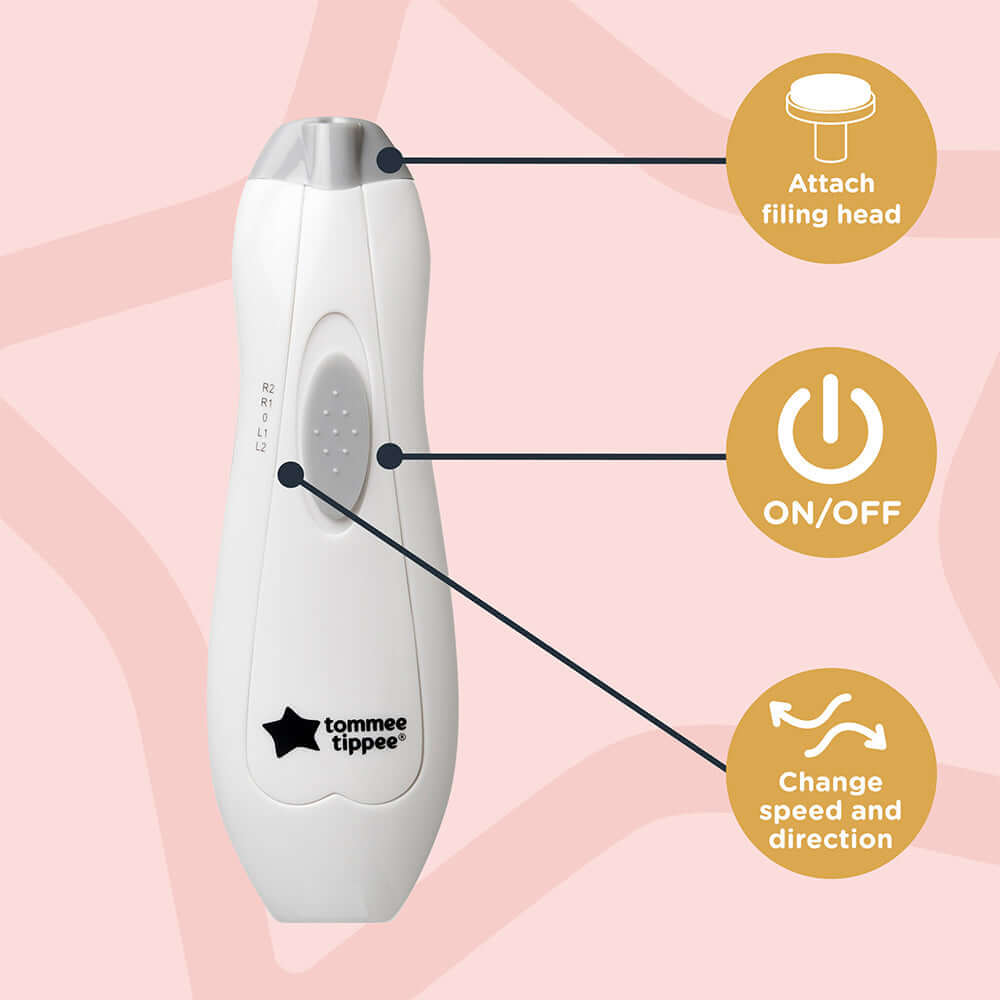 Electric baby nail file