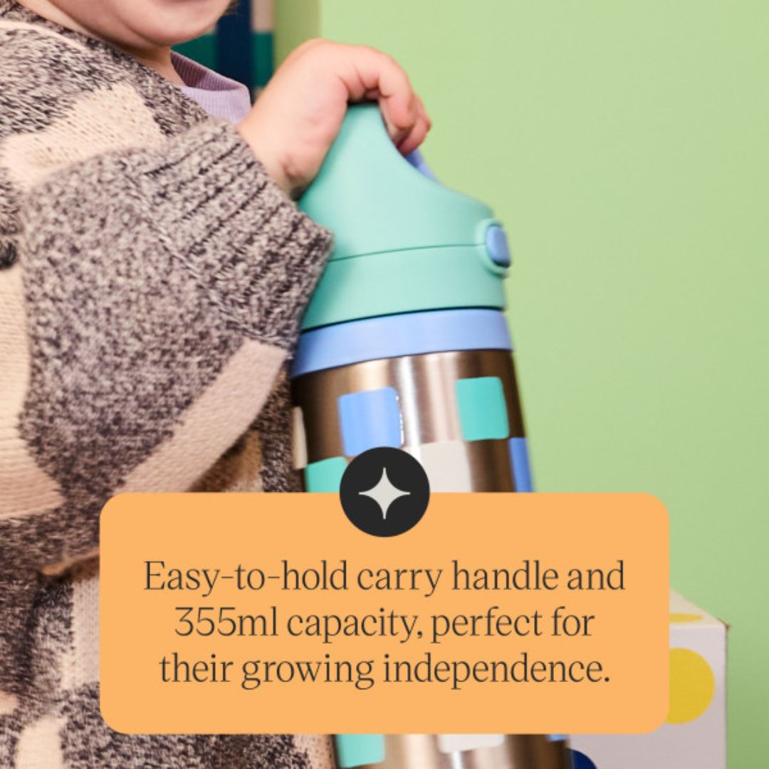 Tommee Tippee Stainless Steel Insulated Bottle Flask, 355ml, 18m+
