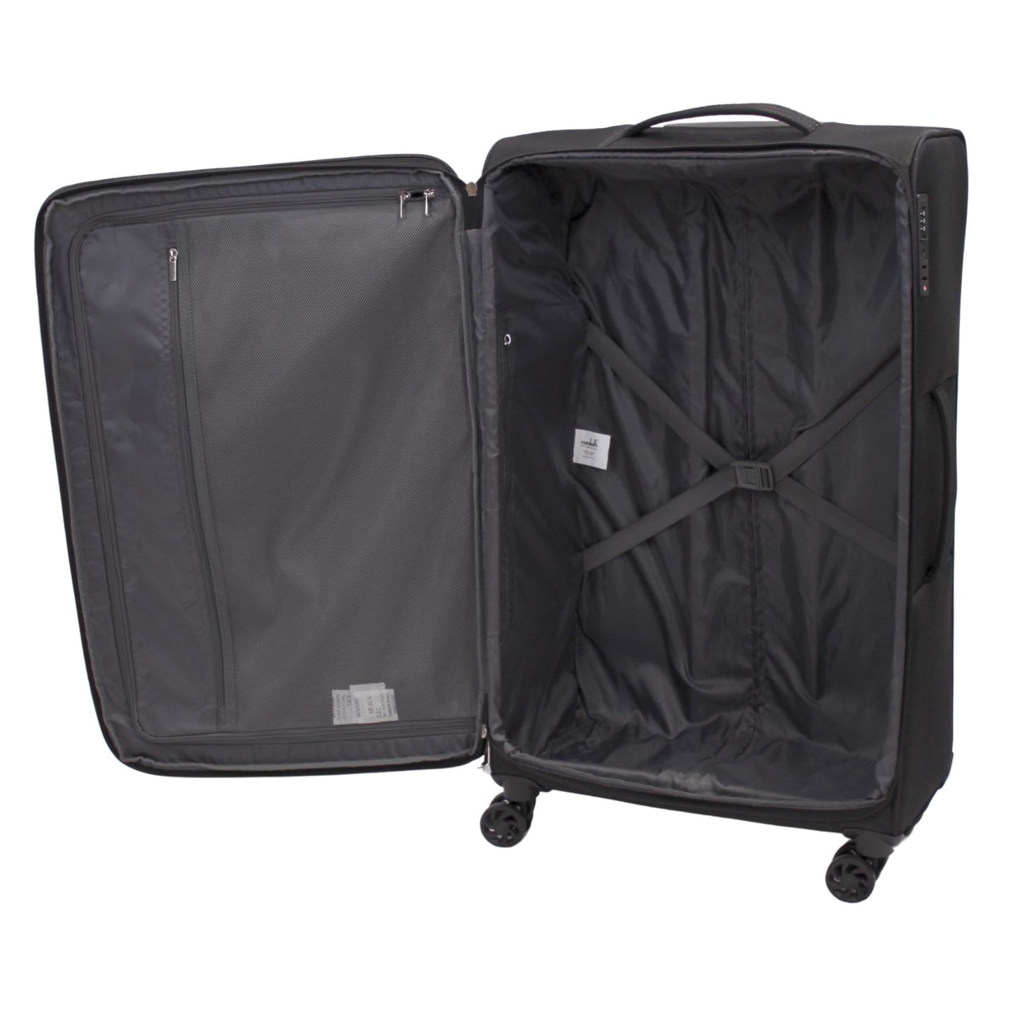 Condotti Triton 4 Piece Suitcase Set – 22” 24” 28” 32” Hardwearing Spinner Luggage