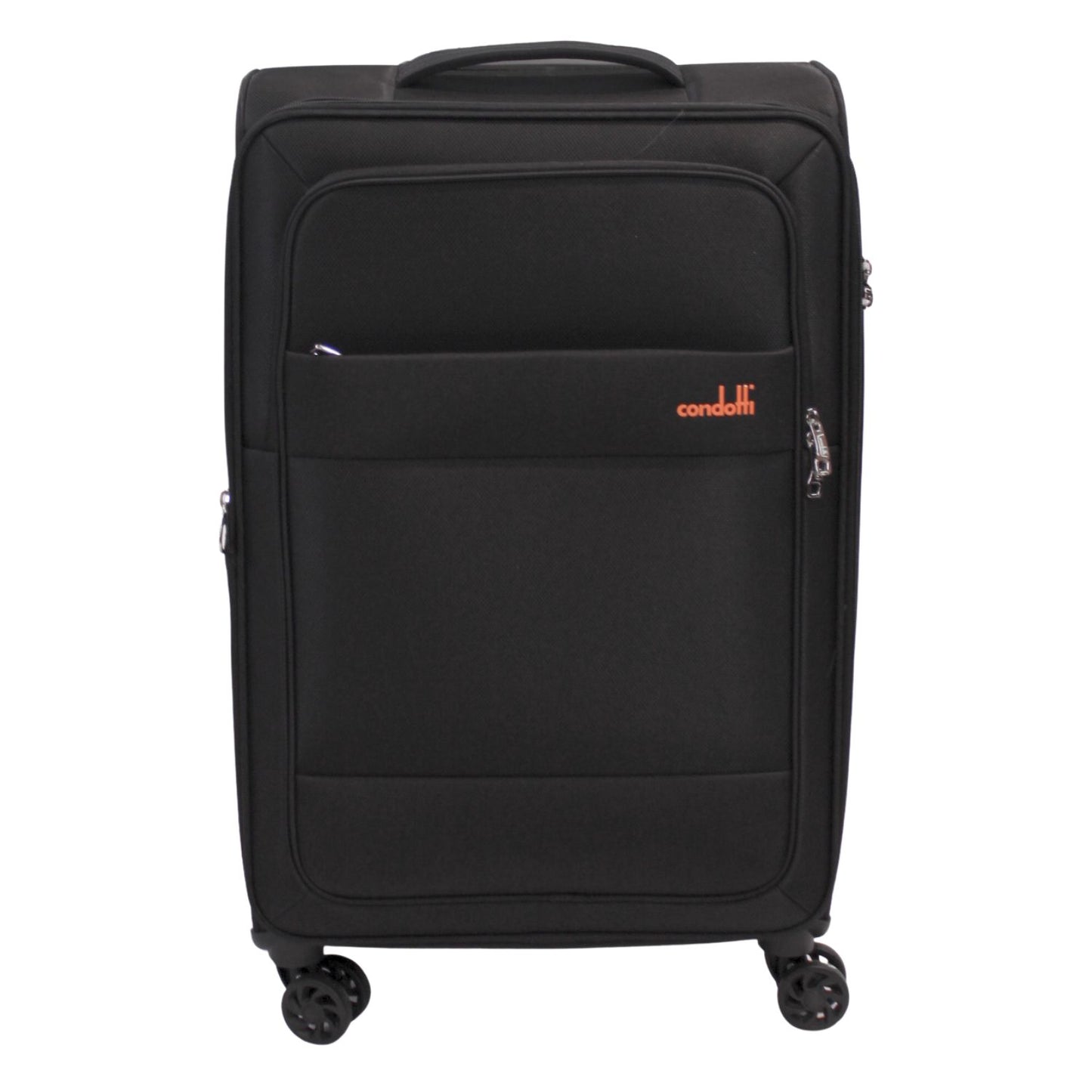 Condotti Triton 5 piece Suitcase and Cabin Approved Backpack Set - 22", 24", 28", 32" Durable Spinner Luggage