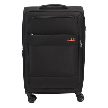 Condotti Triton 5 piece Suitcase and Cabin Approved Backpack Set - 22", 24", 28", 32" Durable Spinner Luggage