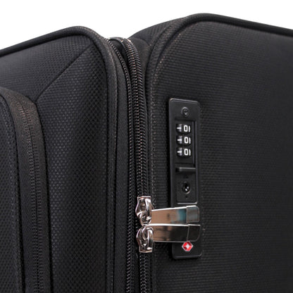 Condotti Triton 5 piece Suitcase and Cabin Approved Backpack Set - 22", 24", 28", 32" Durable Spinner Luggage