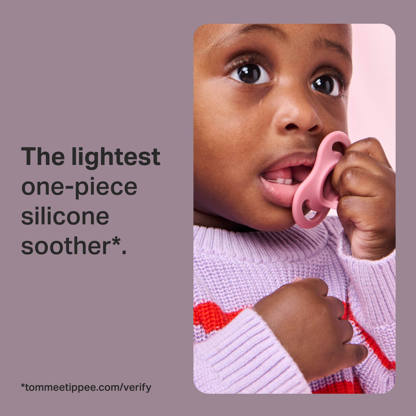 Tommee Tippee Ultra-Light StayPut Dummy, 0-6 Months, 2 Pack