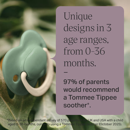 Tommee Tippee Latex Ultimate Fit Soother, 2 Pack