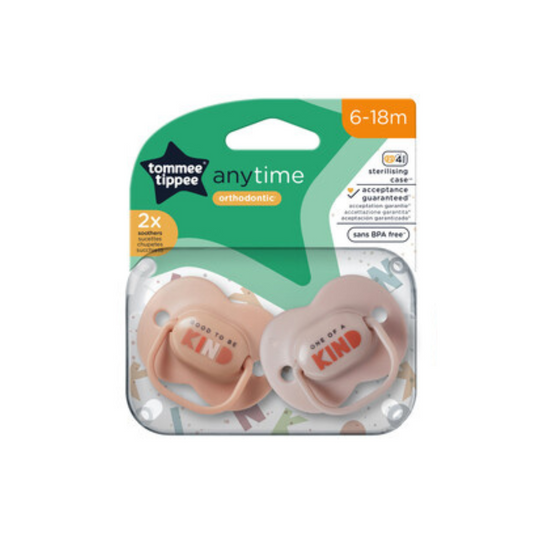Anytime Soothers 2 Pack 6-18 months