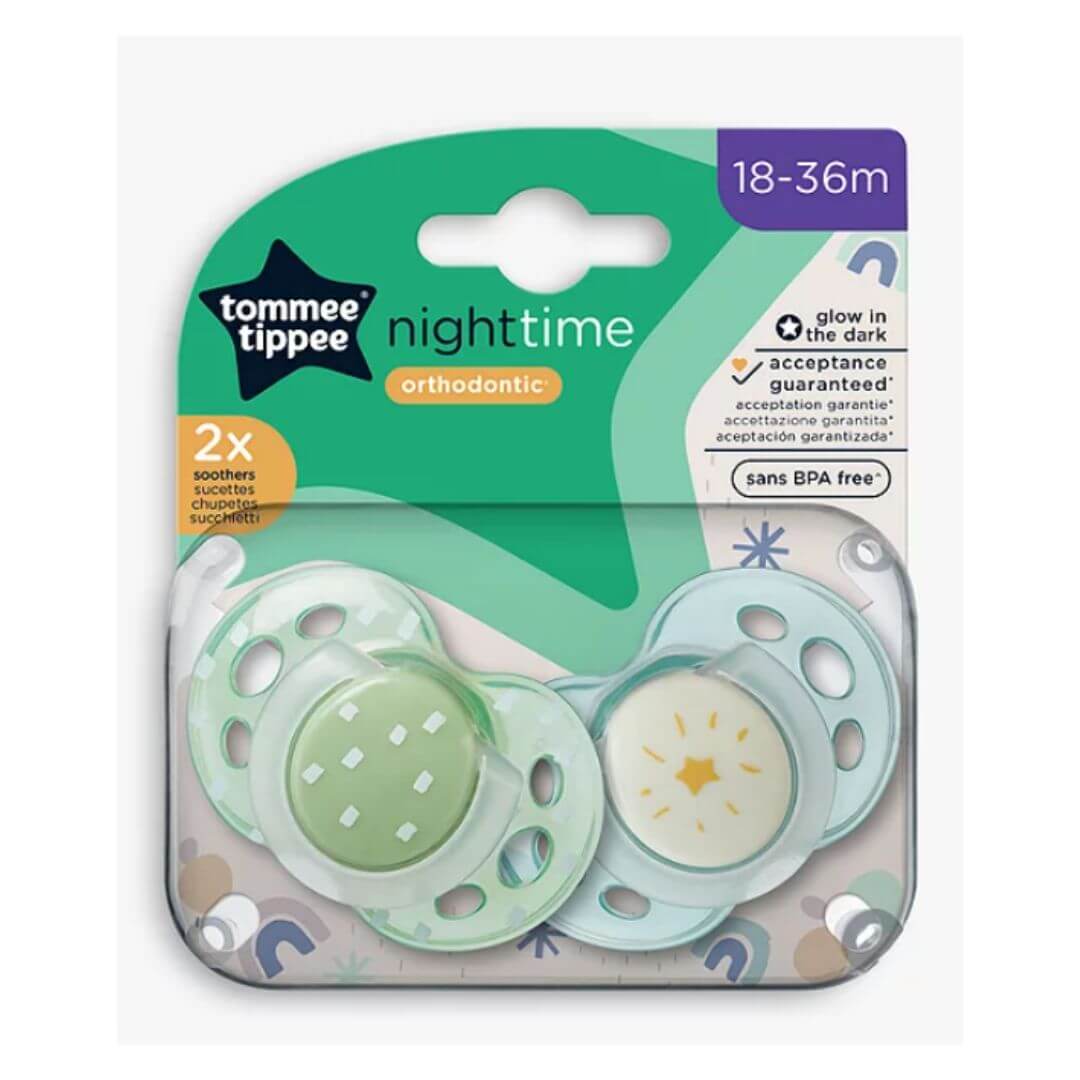 Tommee Tippee Night Time Soothers 2 Pack