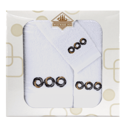 3 Piece Universe Boxed Towel Set