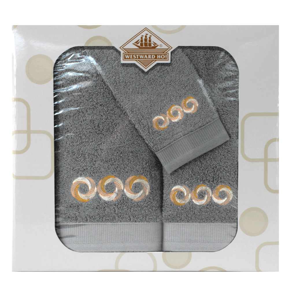 3 Piece Universe Boxed Towel Set