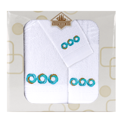 3 Piece Universe Boxed Towel Set