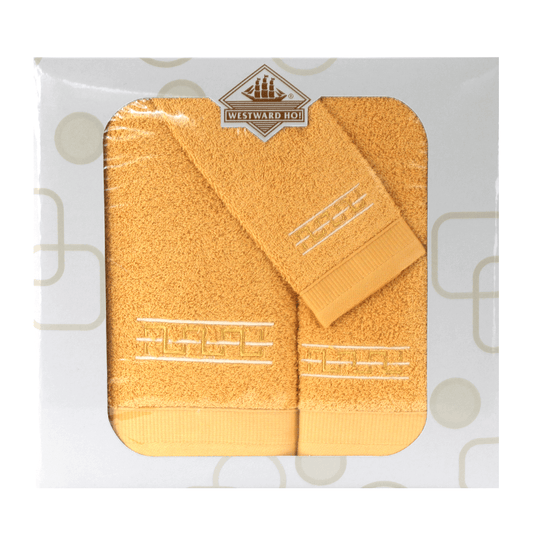 3 Piece Destino Boxed Towel Set