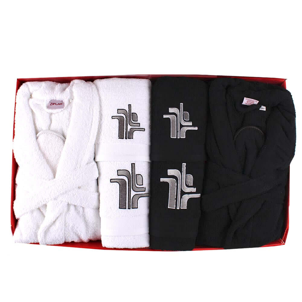 10 Piece Aztec/Ocean Boxed Luxury Towel Set