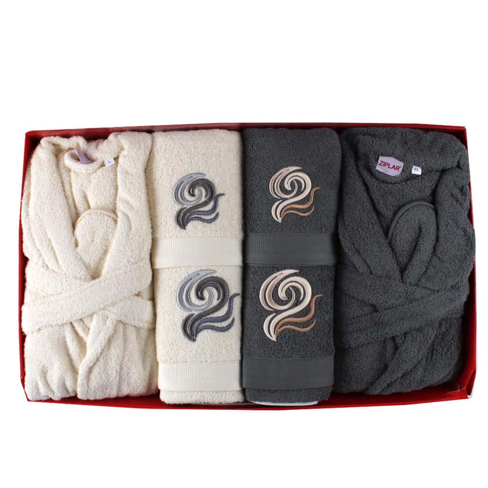 10 Piece Aztec/Ocean Boxed Luxury Towel Set